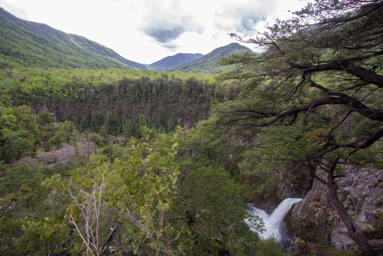 Vistas del Parque Nacional Radal Siete Tazas