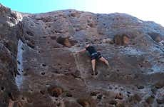 Escalada en la quebrada de Los Loros