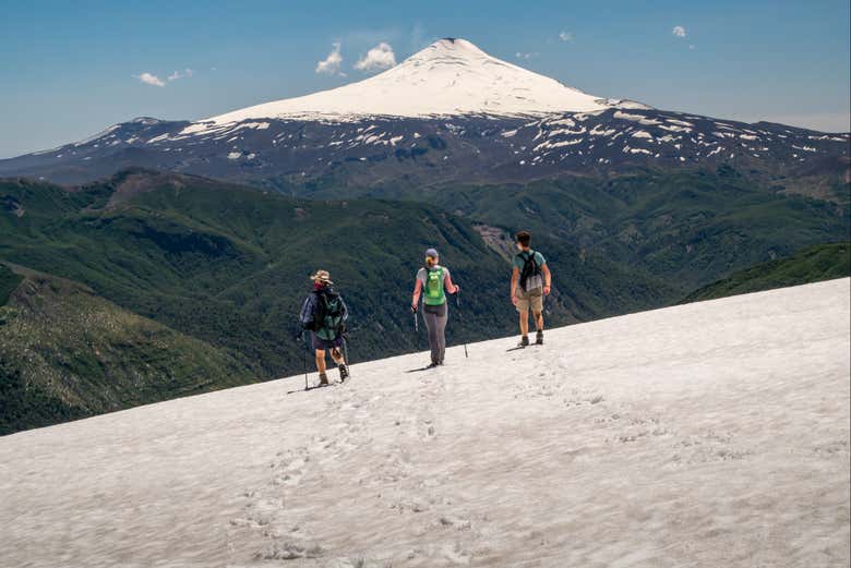 Durante l'itinerario di trekking
