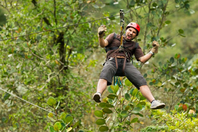 Circuito di zip line a Villarica
