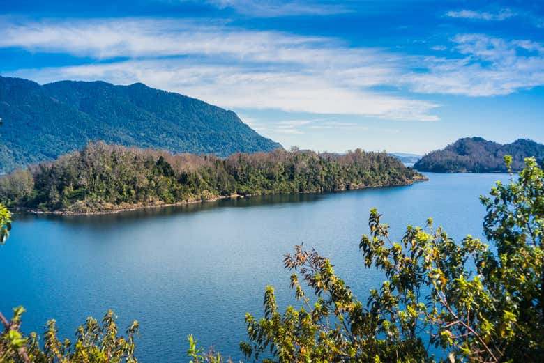 Panorámica del lago Panguipulli