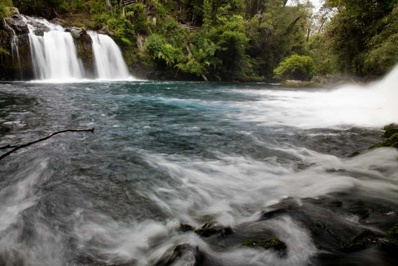 Lit de la rivière Caburgua