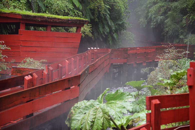 Lush landscapes of the thermal baths