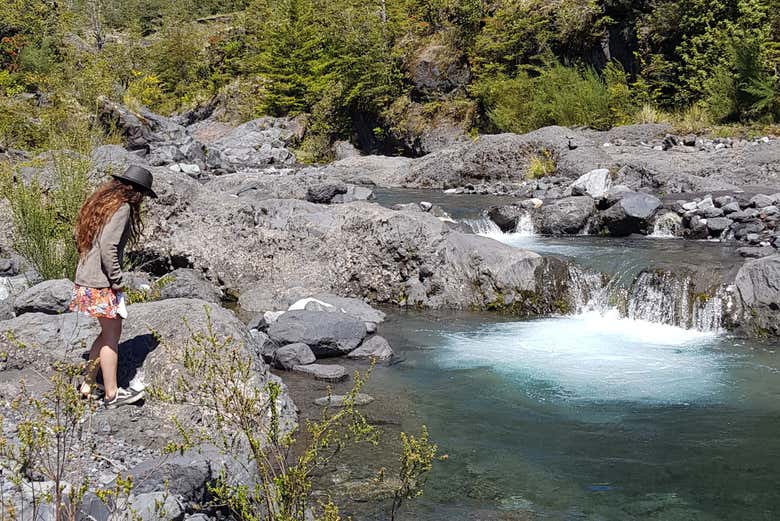Trilha próximo às piscinas naturais de El Cerduo