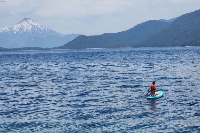 Impresionantes vistas alrededor del lago Caburgua