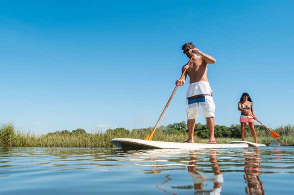 Paddle surf no lago Caburgua