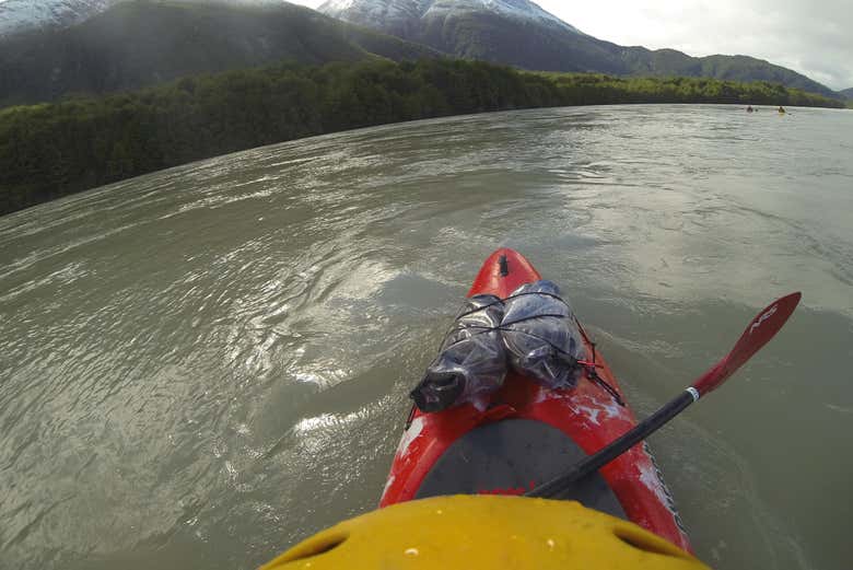 Ruta en kayak por el río Baker