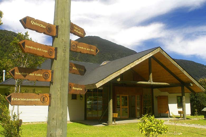 Uma das cabanas do parque