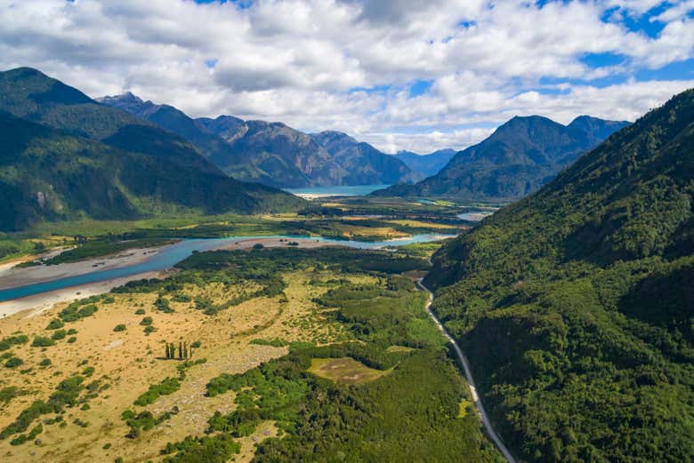 Natural surroundings of Cochamó