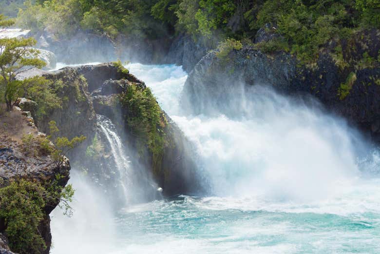 Rushing waterfalls