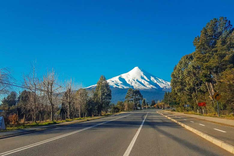 On the way to the volcano