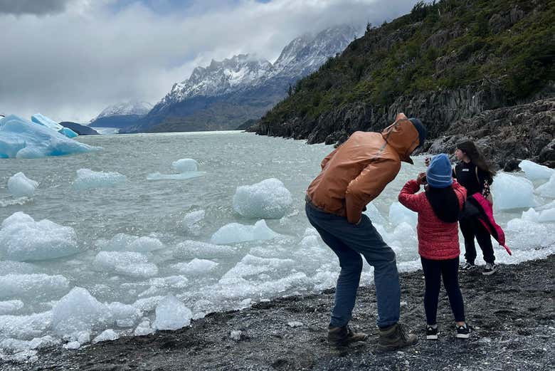 Fotografiando los paisajes del glaciar Grey