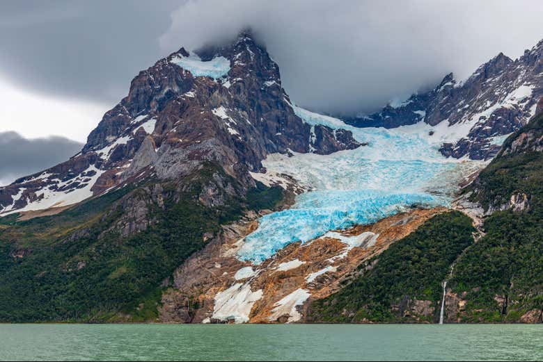 Vistas del glaciar Barnedo