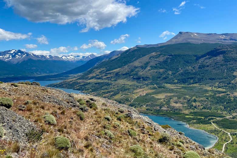 Apreciando as paisagens da Patagônia