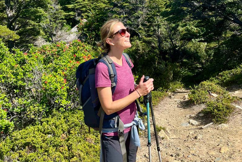 Disfrutando de la naturaleza de la Patagonia chilena