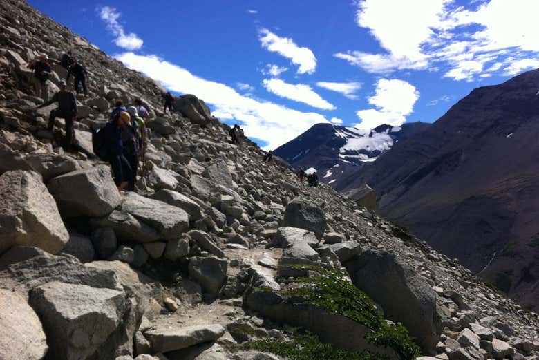 Ascendiendo por la montaña