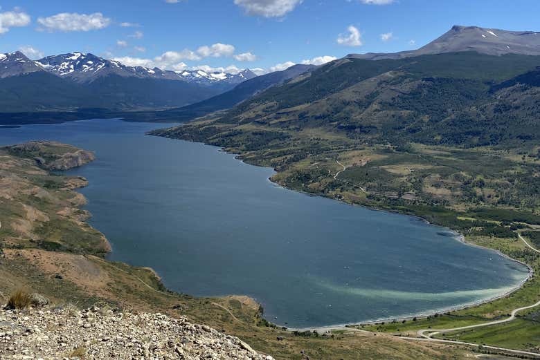 Admirando la laguna Sofía