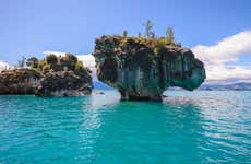 Passeio de barco pelas cavernas de mármore de Puerto Tranquilo