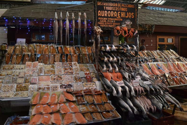 Puesto en el mercado Angelmo
