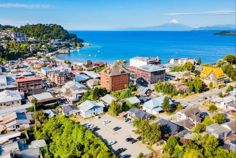 Panorámica del lago Llanquihue