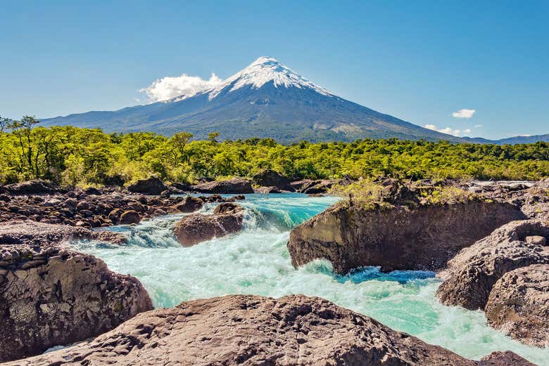 Paisajes del volcán Osorno