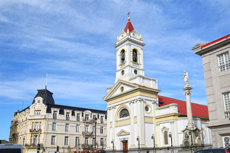 Catedral de Punta Arenas, en la plaza de Armas