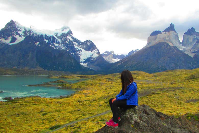 Admiring the scenery
