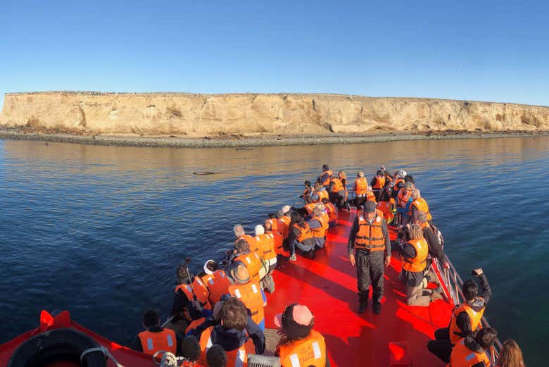 Arriving on Marta Island