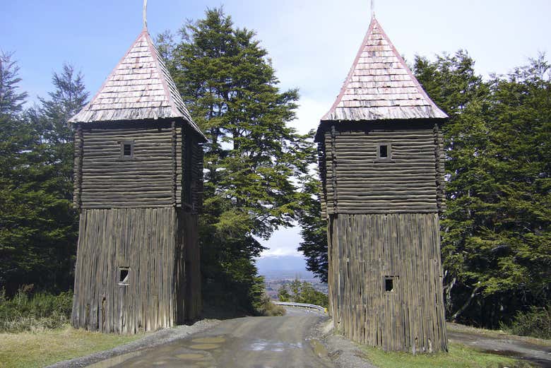 Entrada al Fuerte Bulnes