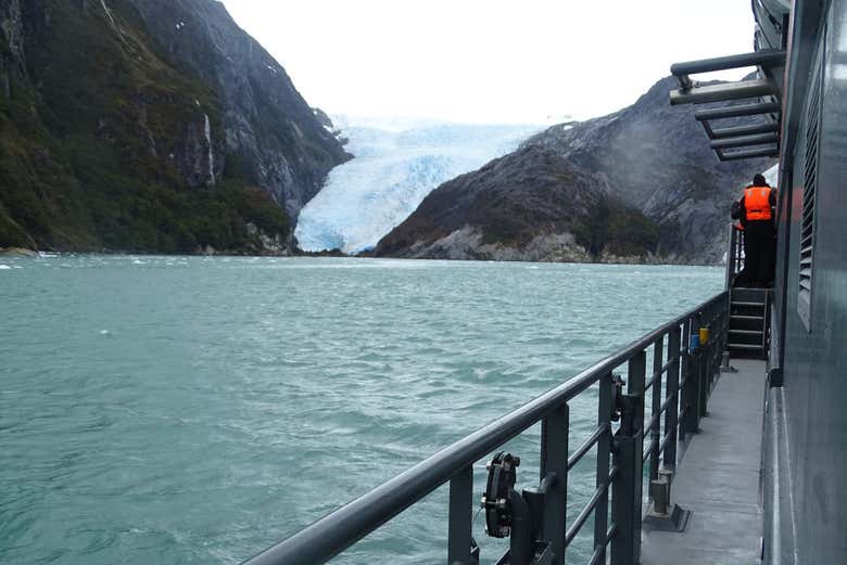 Contemplando los glaciares de la Patagonia