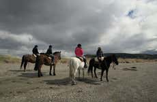 Paseo a caballo por la bahía de Agua Fresca