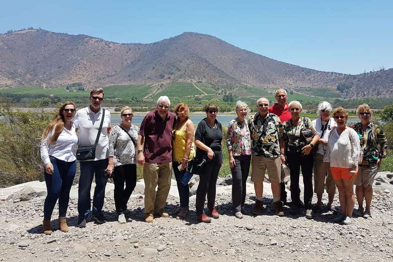 Foto di gruppo a Isla de Maipo