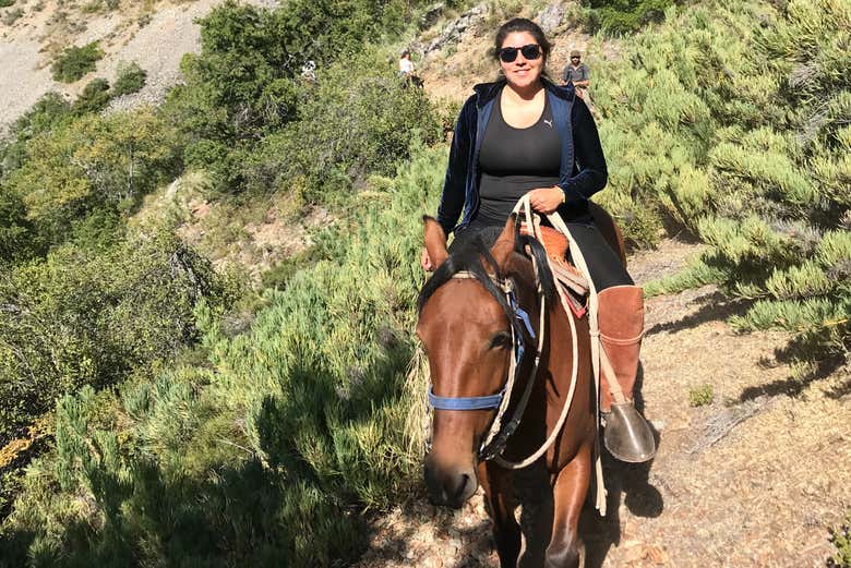 Passeggiate a cavallo nella valle Hermoso