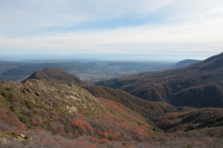 Vista panoramica della valle Hermoso