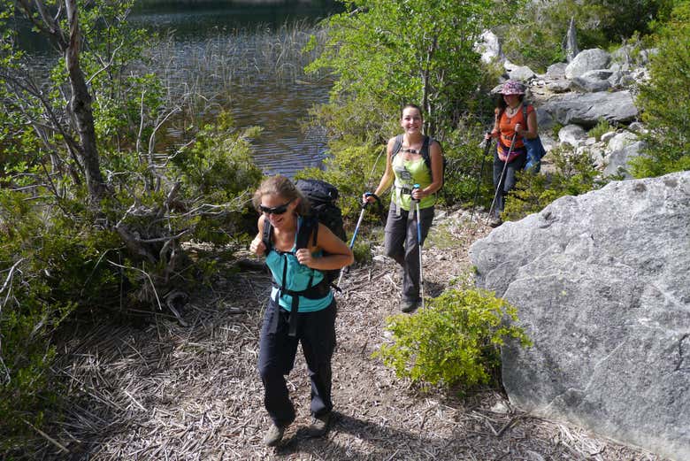 Durante il percorso di trekking