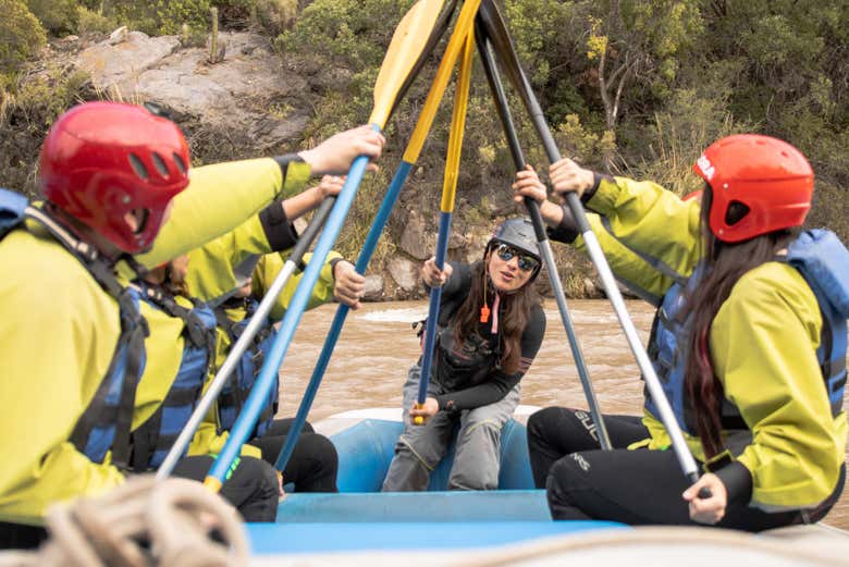 Rafting no rio Maipo