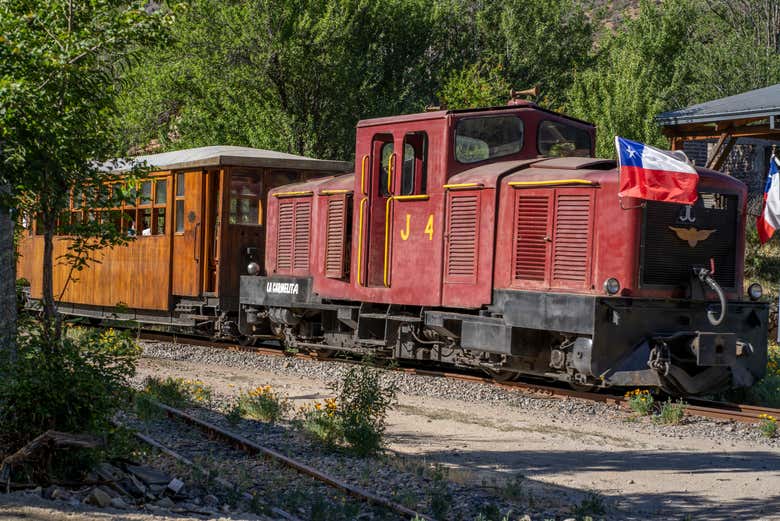 A bordo del tren del Melocotón