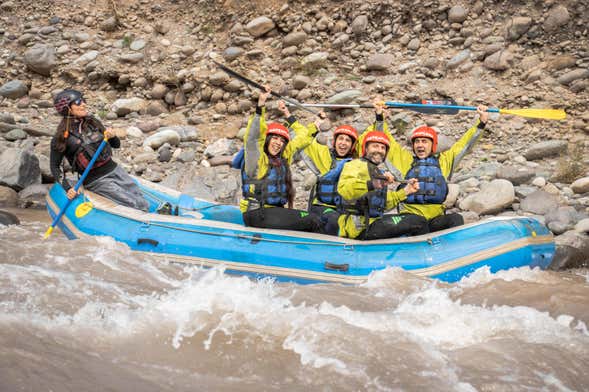 Rafting no rio Maipo