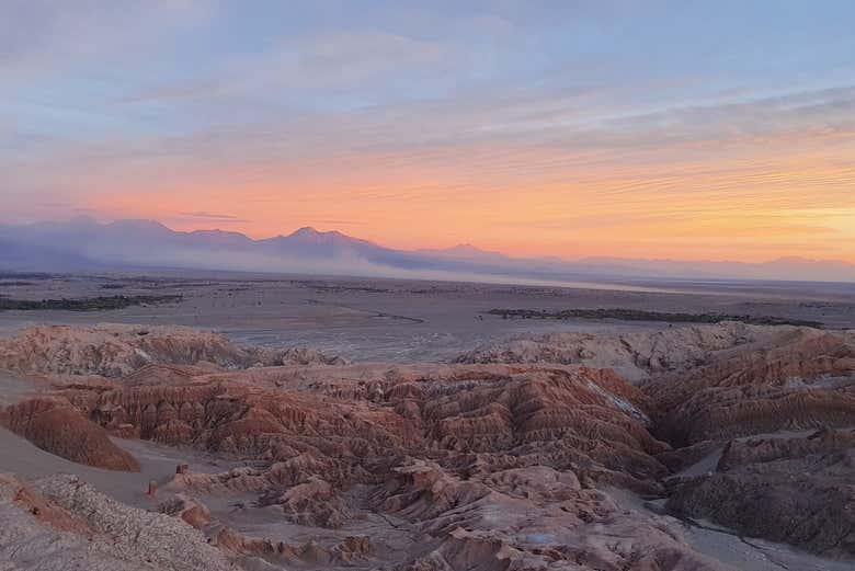 Sunset over the Salt Mountains