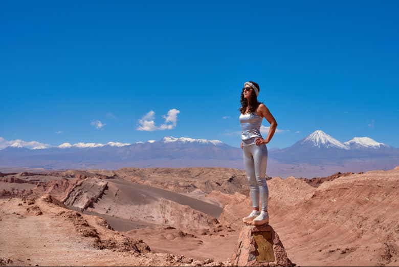 Contemplando as paisagens do Valle de la Luna