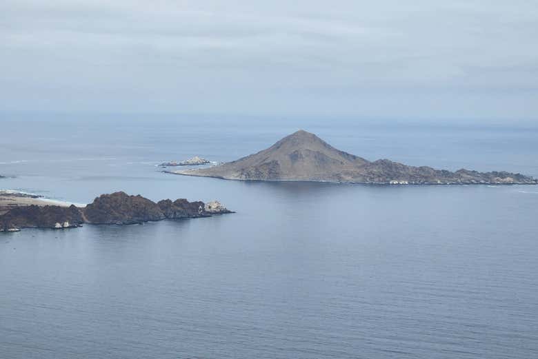 Vistas de la isla Pan de Azúcar