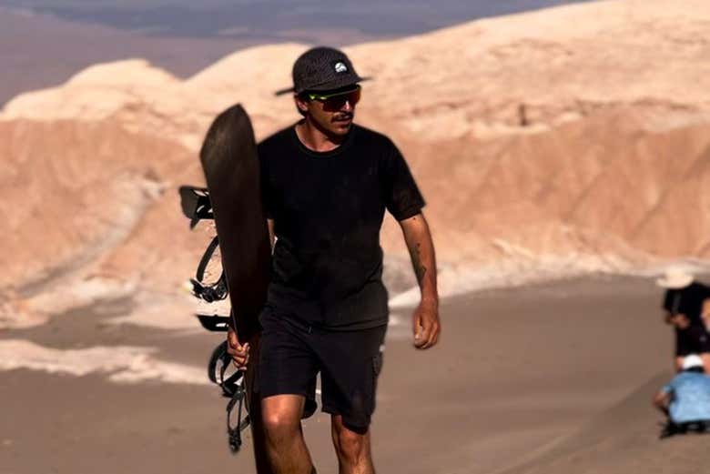 El Valle de la Muerte es ideal para practicar sandobarding