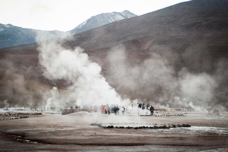 Visitando los géiseres del Tatio