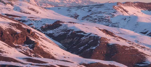 Excursão ao Valle Nevado ao entardecer