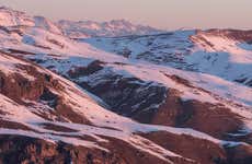 Excursão ao Valle Nevado ao entardecer