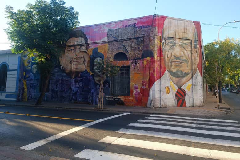 Arte urbano del barrio Yungay