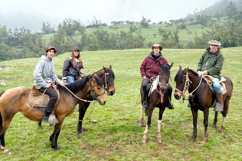 Conoceréis la naturaleza de Santiago de Chile a caballo