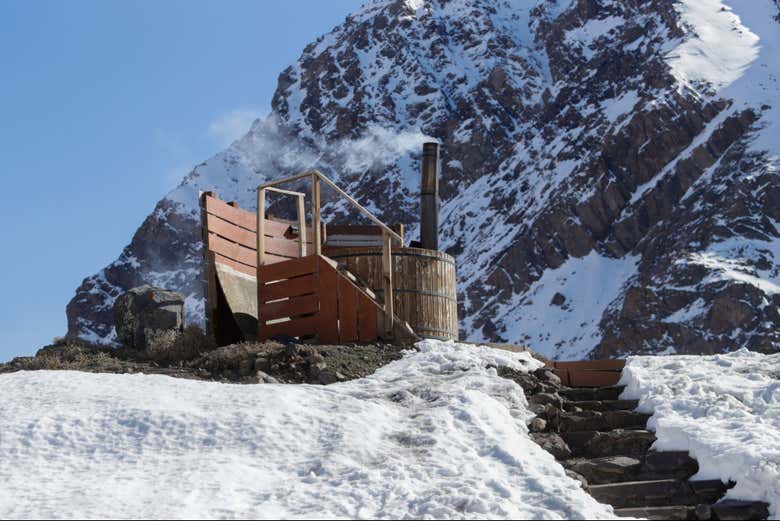 Baños termales en El Morado