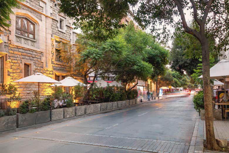 Lastarria está repleto de restaurantes excelentes