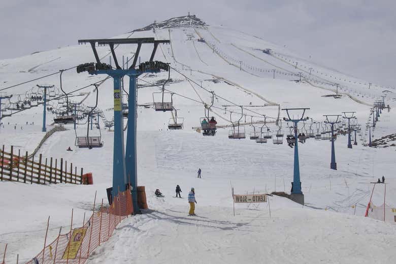 The ski slopes of El Colorado